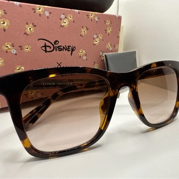 Coach Disney Mickey Mouse HC8374U-512013(CH561 Tortoise Pink 51mm Sunglasses - Picture 2 of 11